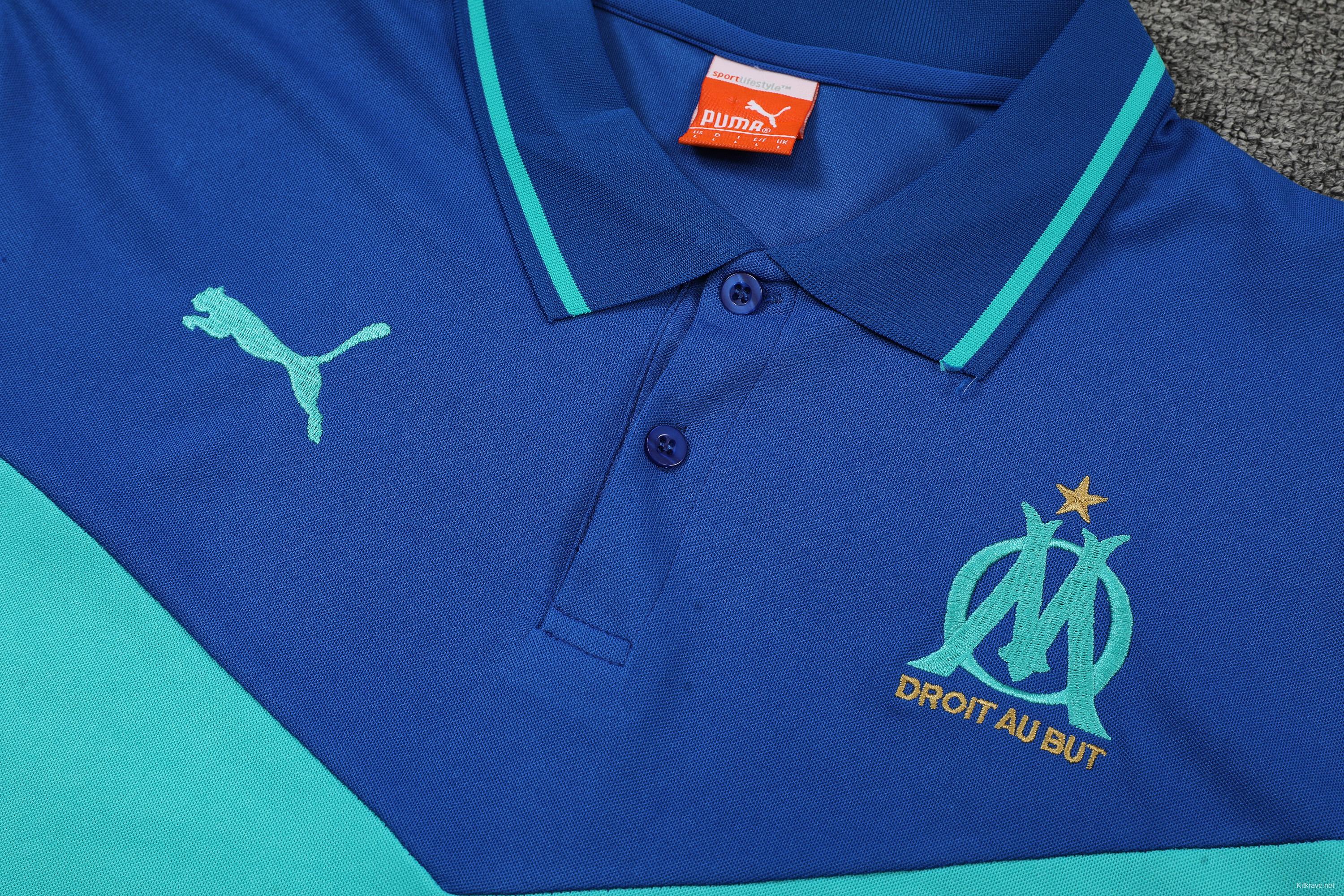 Olympique de Marseille POLO kit blue-green (not sold separately)