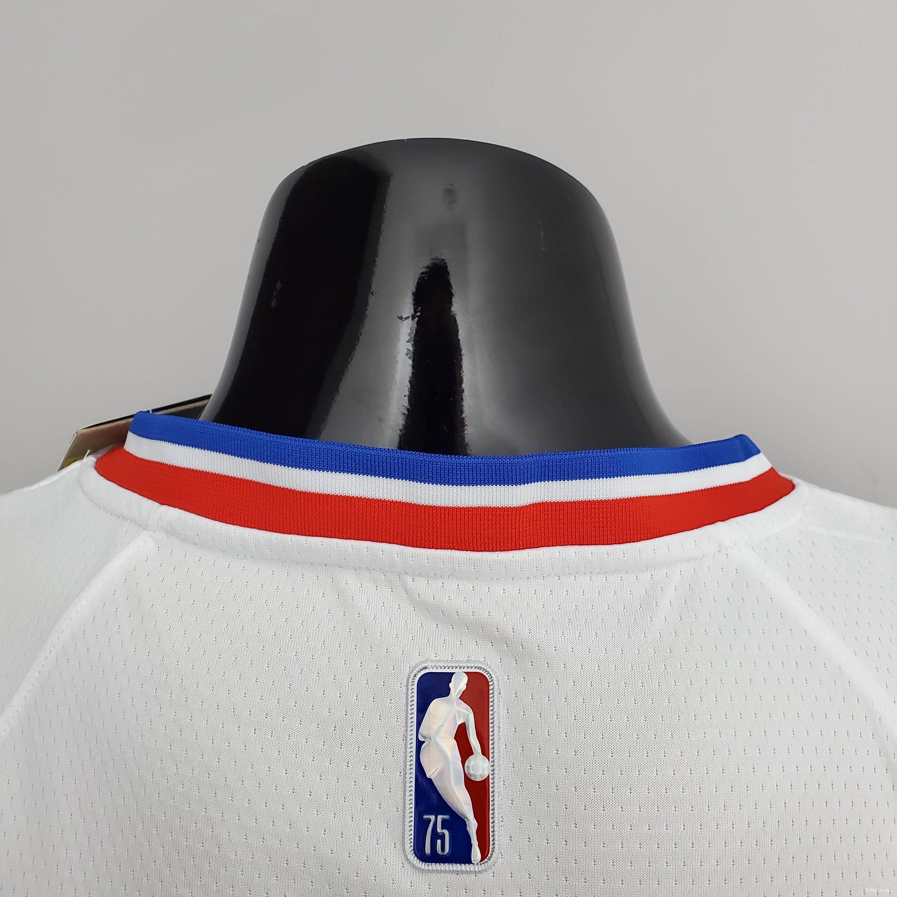 75th Anniversary Philadelphia 76ers MAXEY#0 White NBA Jersey