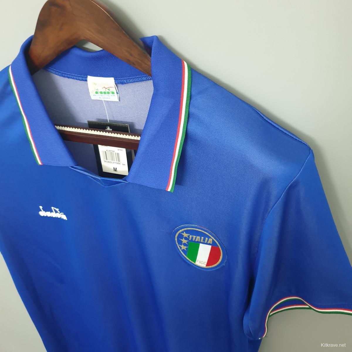 retro shirt Italy 1990 home Soccer Jersey