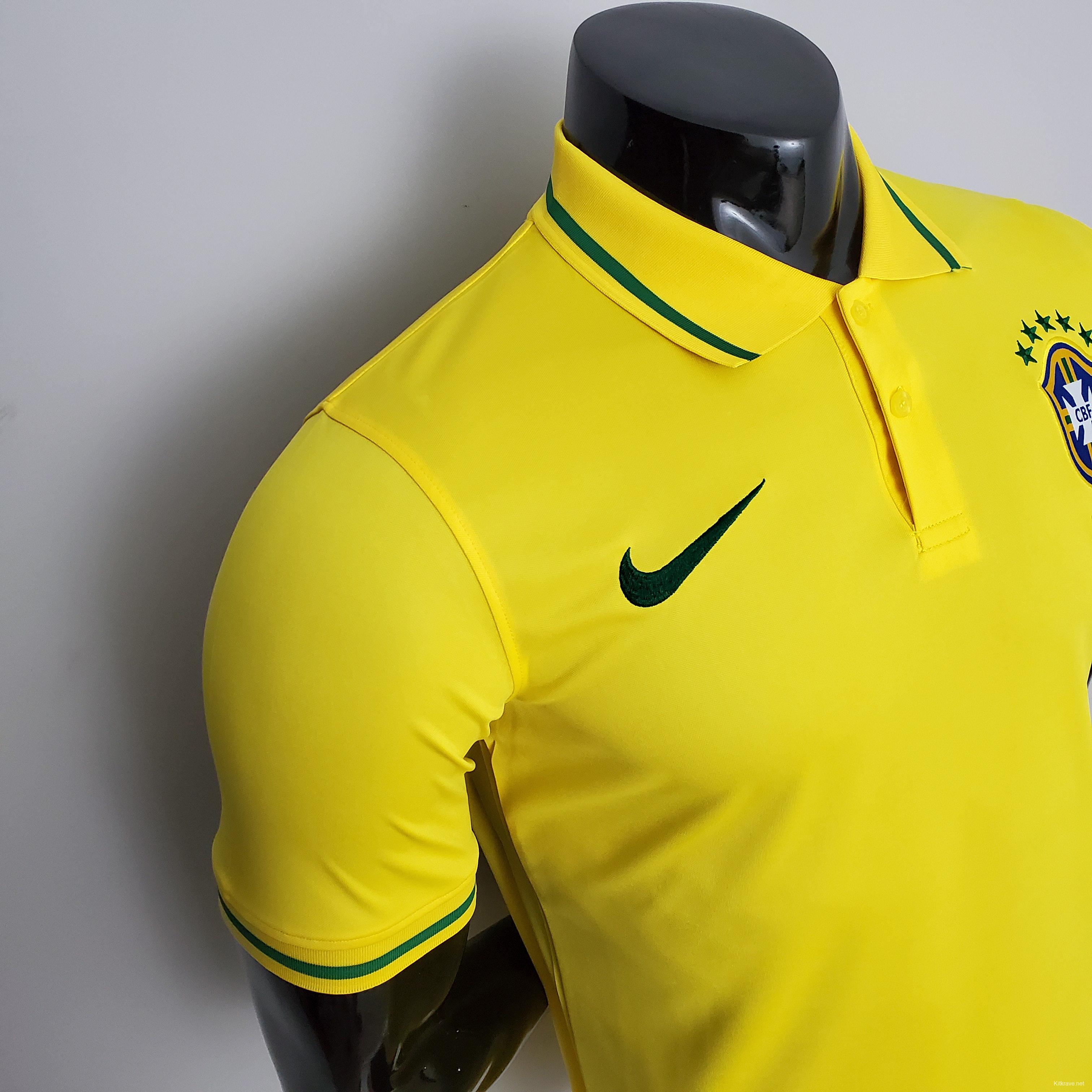 POLO Brazil Yellow Soccer Jersey