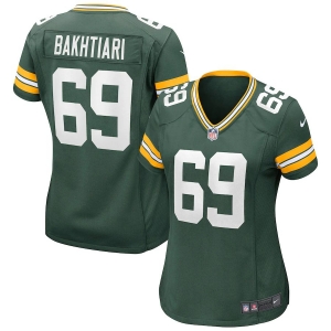 Women's David Bakhtiari Green Player Limited Team Jersey