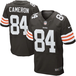 Men's Historic Logo Jordan Cameron Brown Player Elite Team Jersey