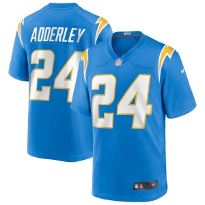 Men's Nasir Adderley Powder Blue Player Limited Team Jersey