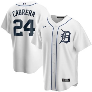 Men's Miguel Cabrera White Home 2020 Player Team Jersey