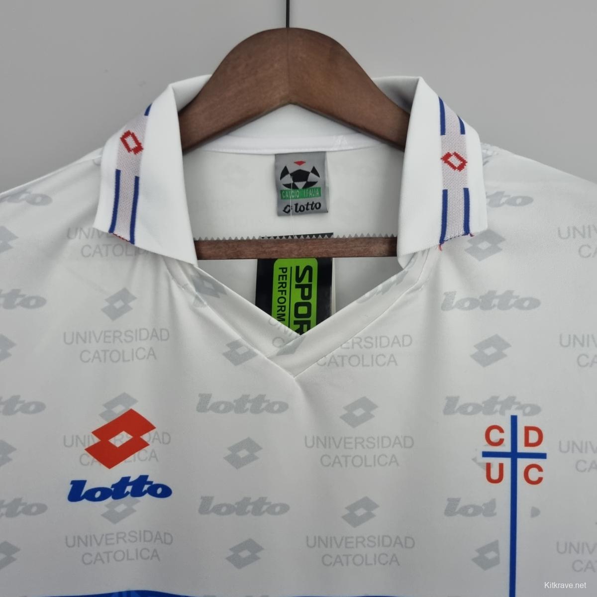 Retro 1996 Deportivo Universidad Católica Third away Soccer Jersey