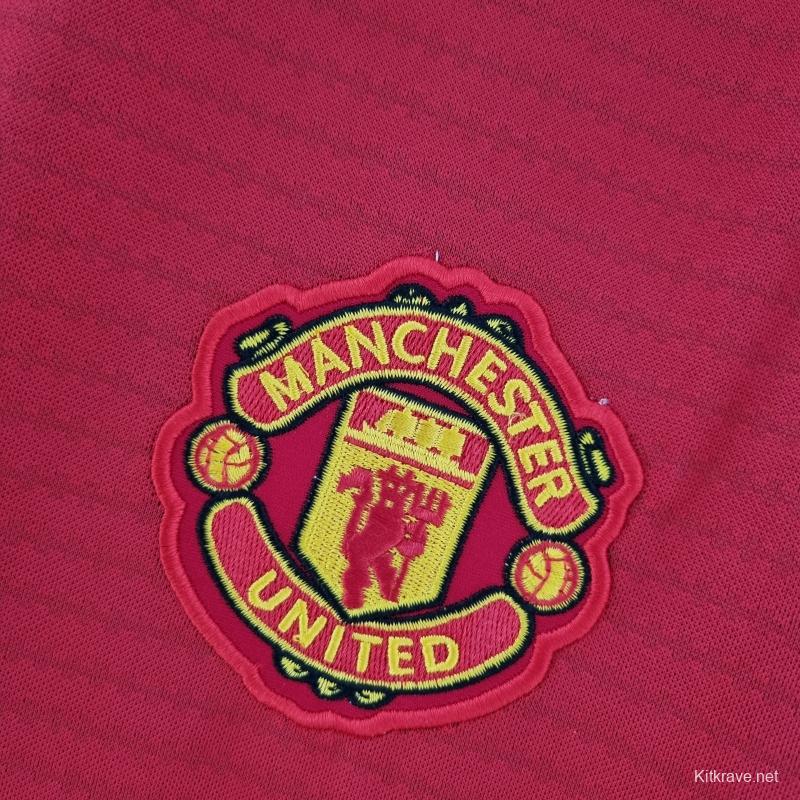 Retro 18/19 Manchester United Home Soccer Jersey