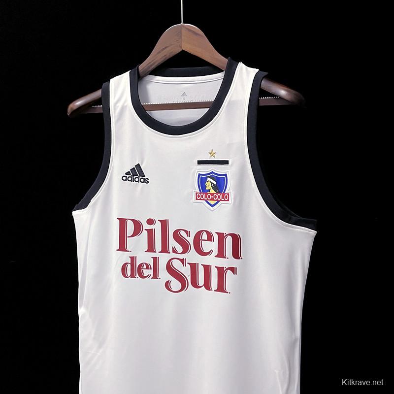 22/23 Vest Colo Colo Home White Soccer Jersey