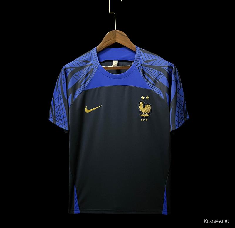 22/23 French Royal Blue Pre-match Training 