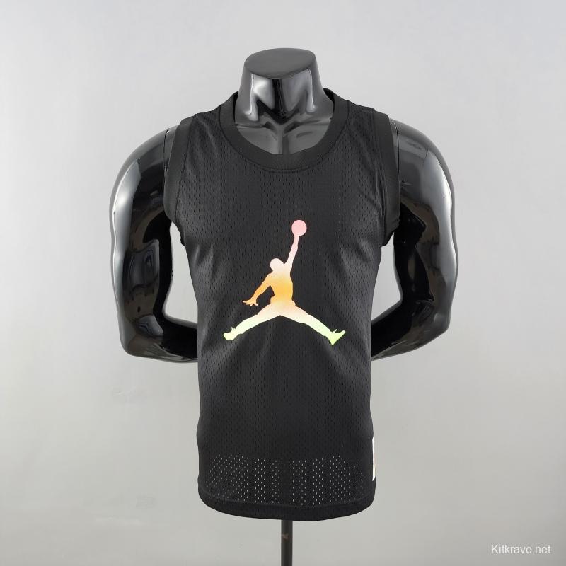 NBA Jordan Black Vest Shirts #K000175