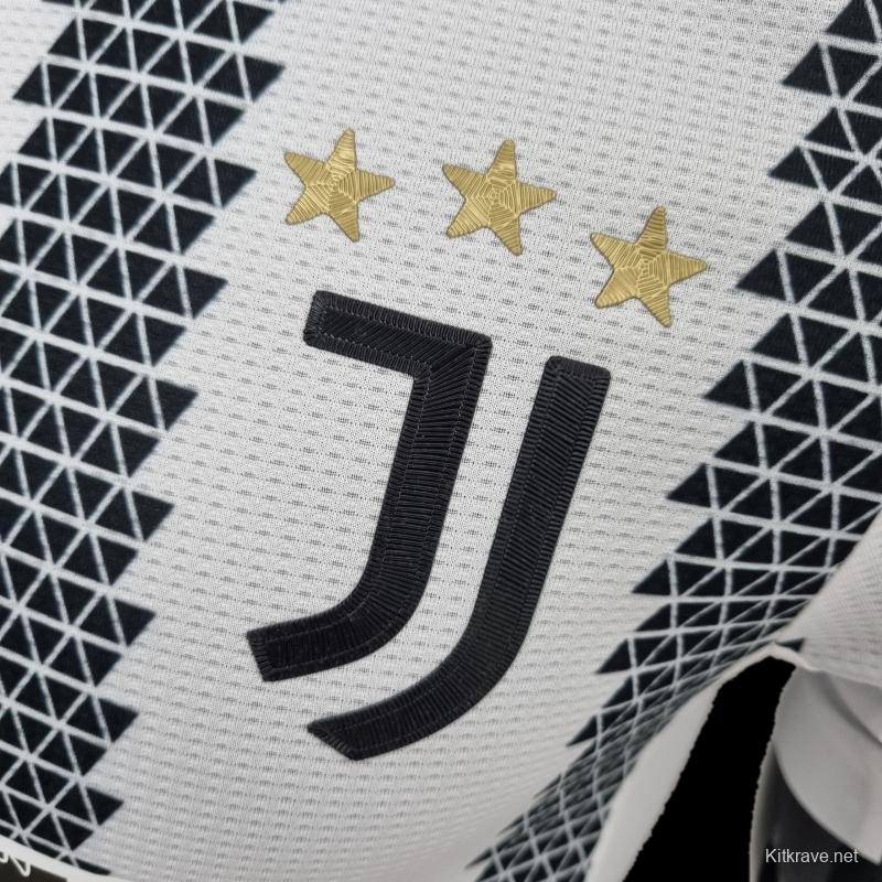 Player Version 22/23 Juventus Home Soccer Jersey