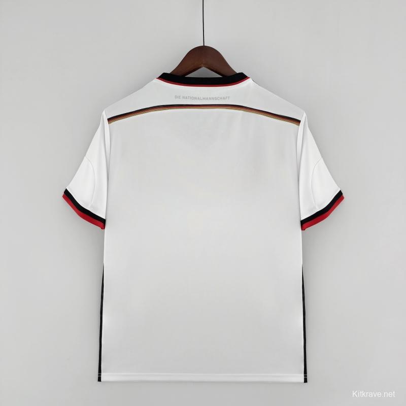 Retro 2014 Germany Home Soccer Jersey