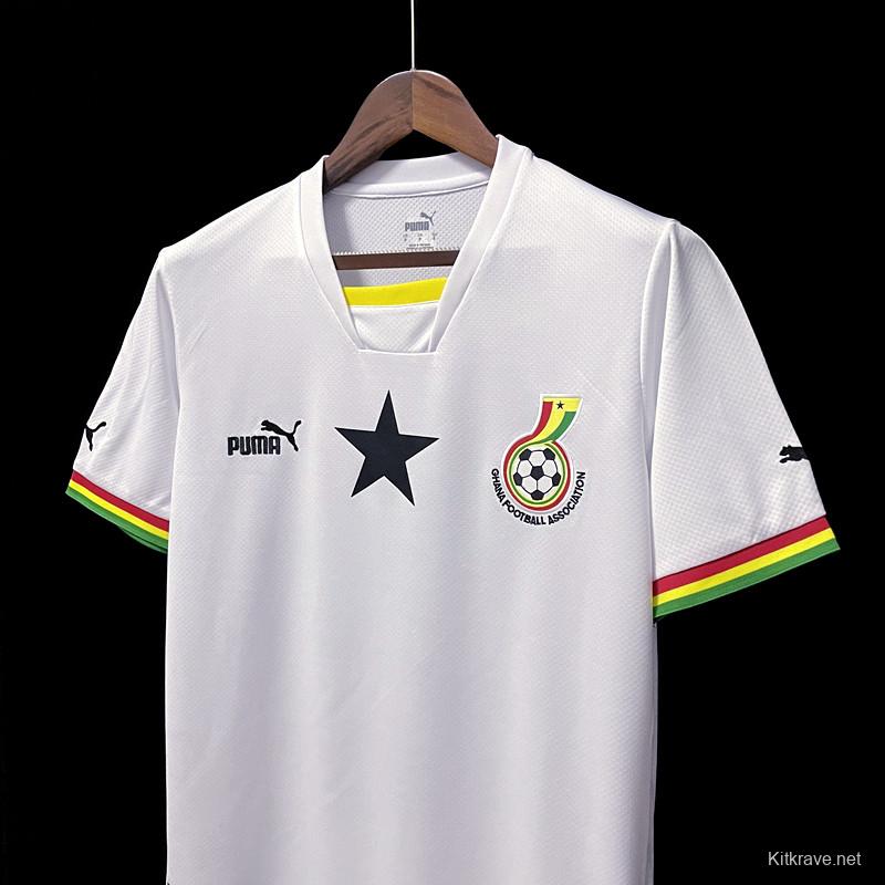 2022 Ghana Home Soccer Jersey