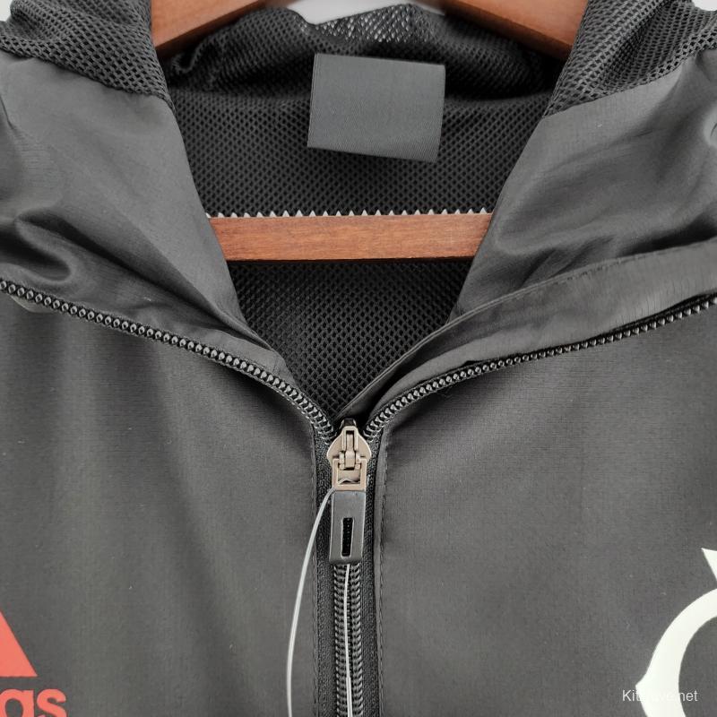 2022 Flamengo Windbreaker Black