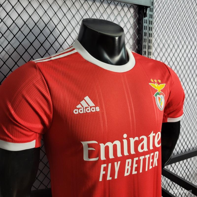 22/23 Player Version Benfica Home Soccer Jersey