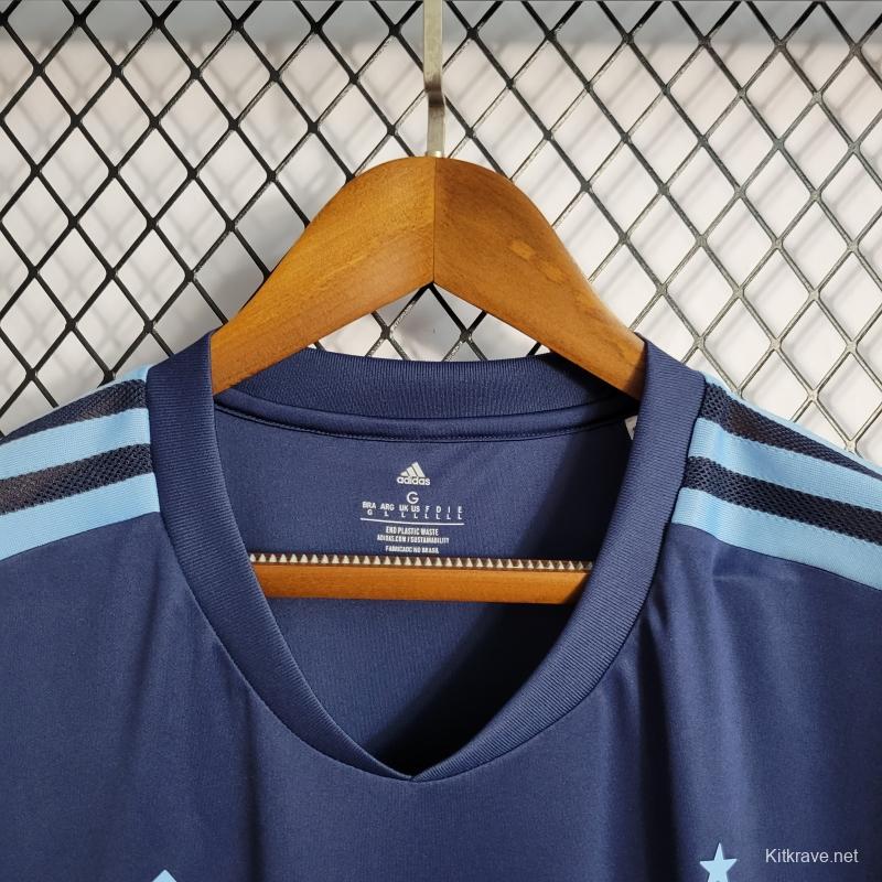 22/23 Cruzeiro Training Jersey Blue Jersey