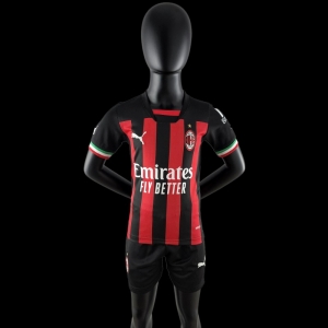 22/23 Kids AC Milan Home SIZE16-28 Soccer Jersey