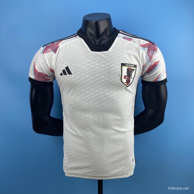 Player Version 2022 Japan Away World Cup Soccer Jersey