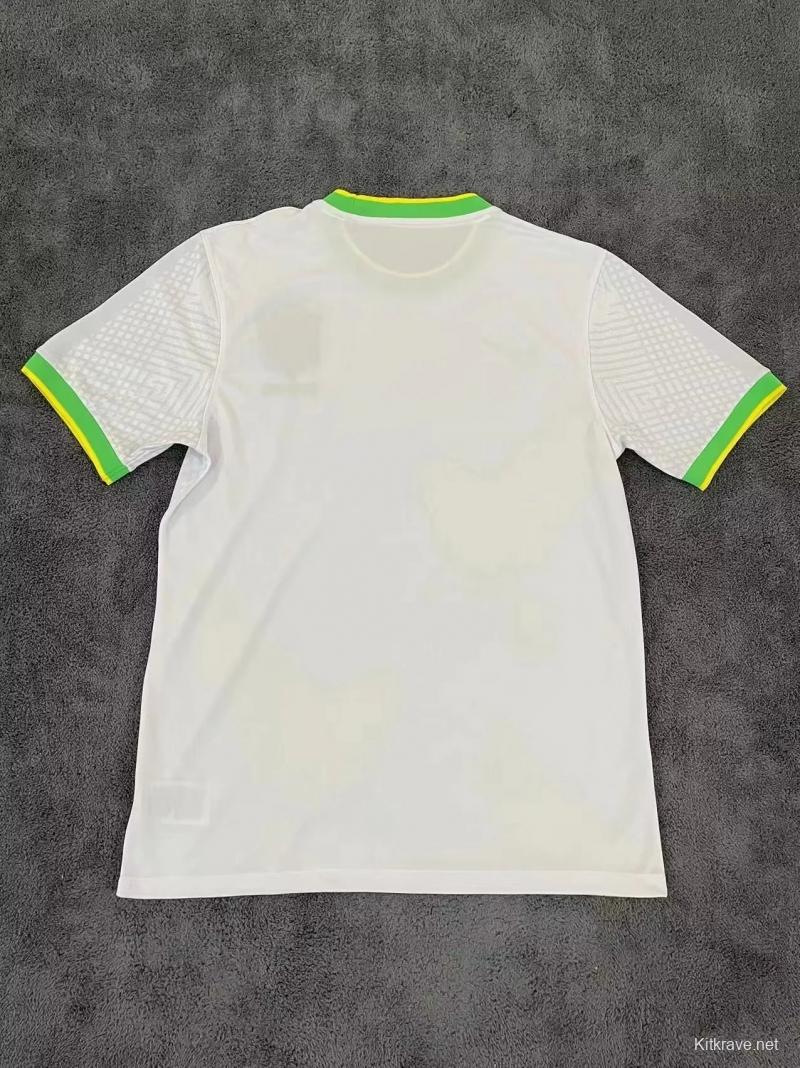 2022 Brazil White Training Jersey