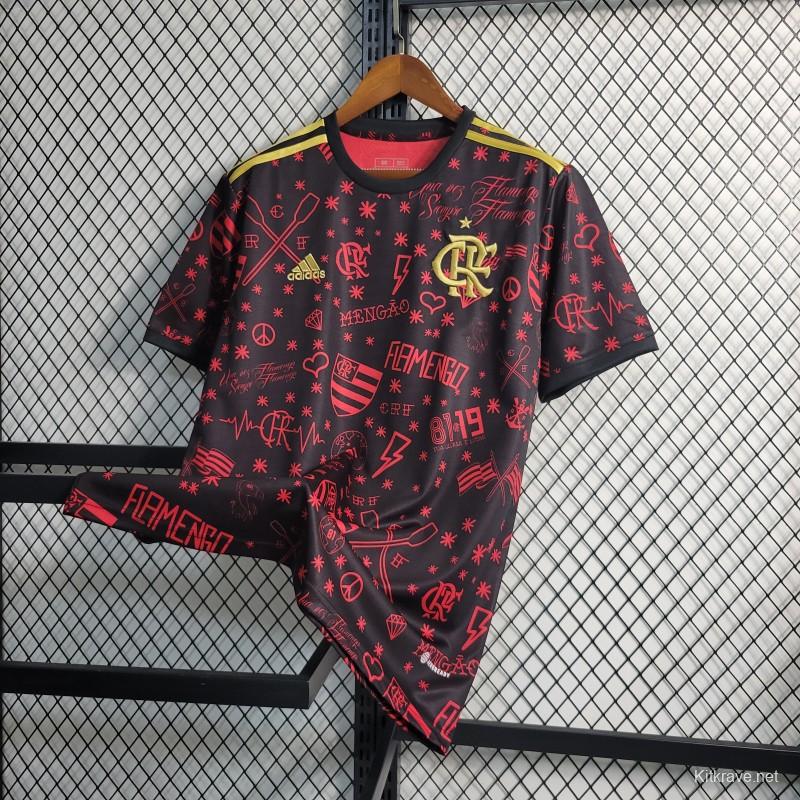 23-24 Flamengo Special Edition Black Red Jersey
