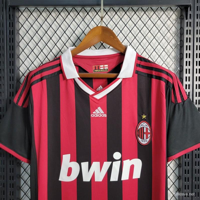 Retro 2009-10 AC Milan Home Jersey