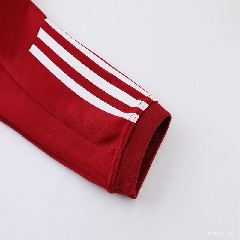 2023 Adidas Red Full Zipper Jacket +Pants