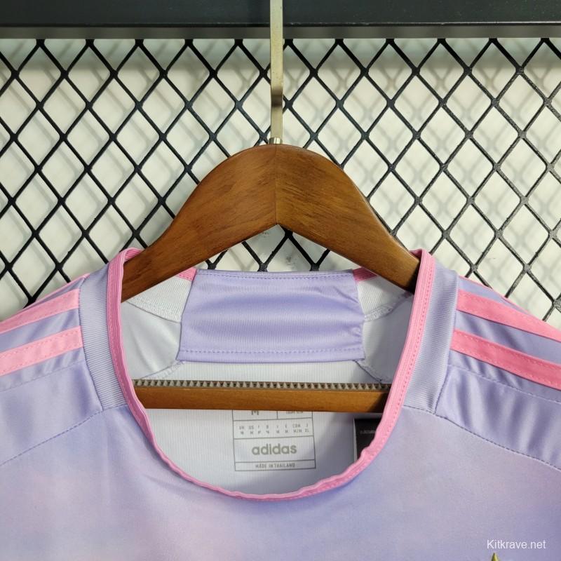 2023 Women Japan Away Pink Jersey