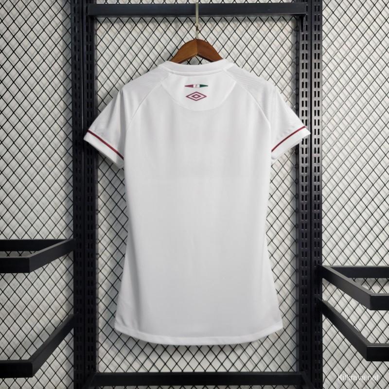 23-24 Women Fluminense Away White Jersey