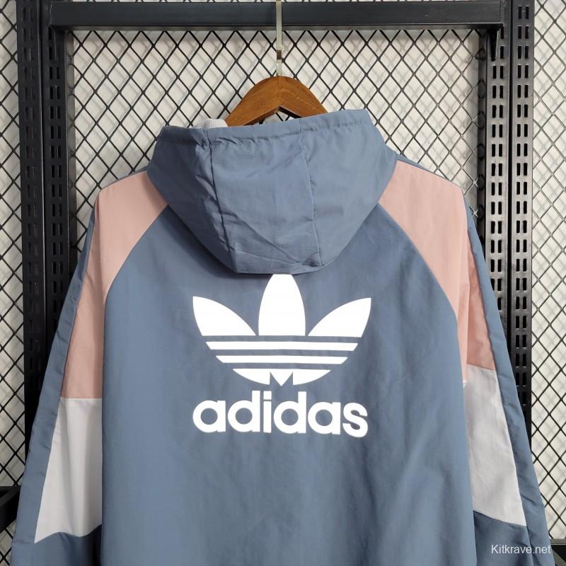 2023 Adidas Grey Windbreaker