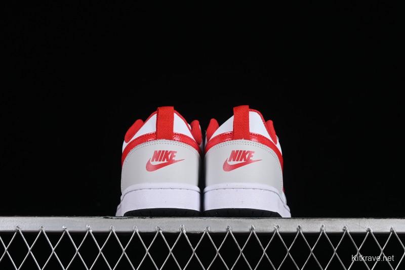 Nike Court Borough Low 2 Casual Campus Sneakers with Retro Basketball Design - FZ5525-161