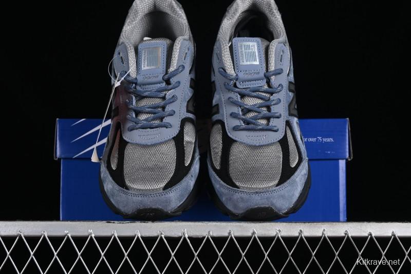 New Balance 990 Series Premium USA-Made Retro Running Shoes with Carbon Midsole - U990BB4