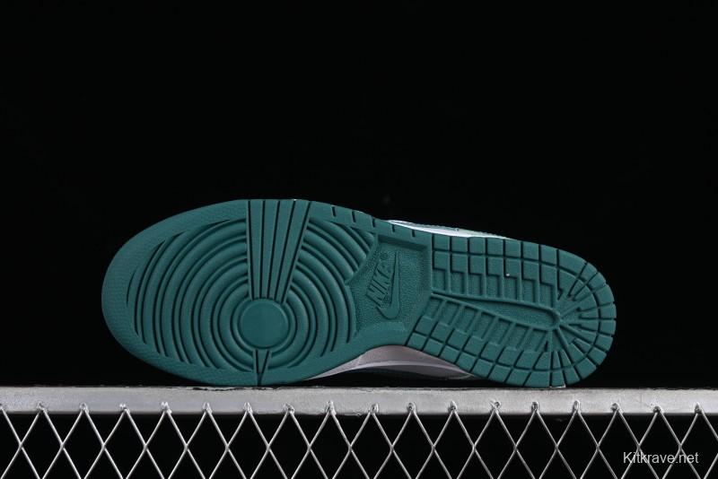 Nike SB Dunk Low White Green Skateboarding Shoes - FD9911-101