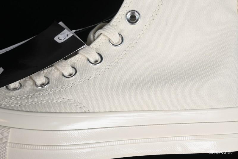 Converse Chuck 1970s Original Cream White High-Top Casual Canvas Shoes - 162210C