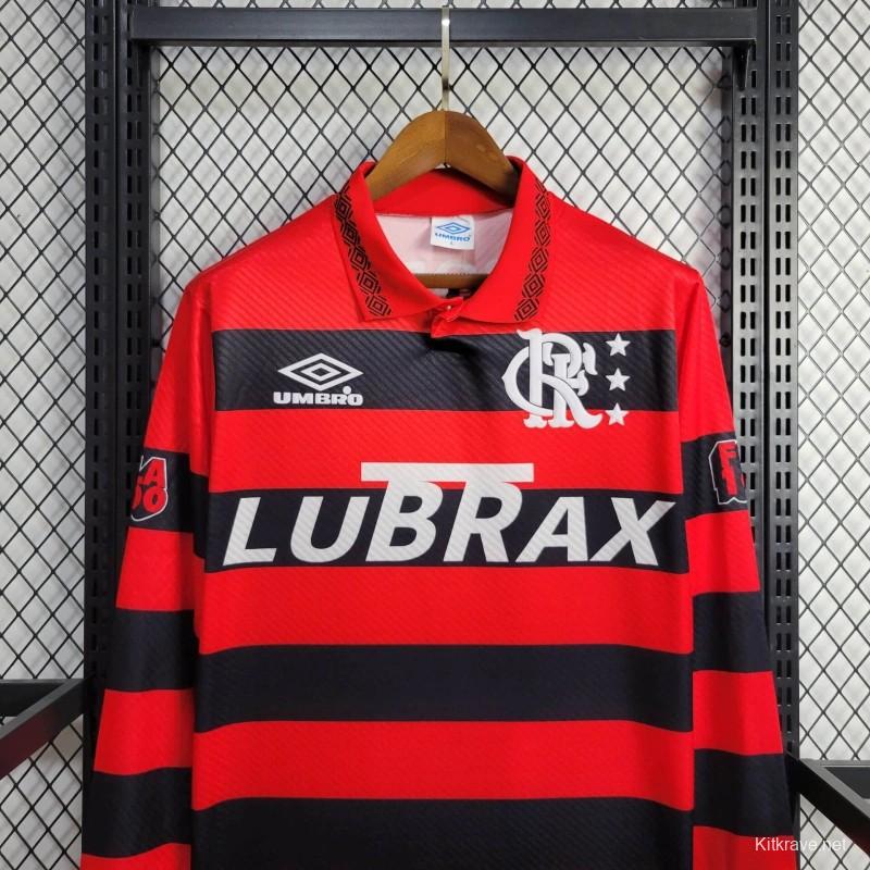 Retro 94/95 Flamengo Home Long Sleeve Jersey