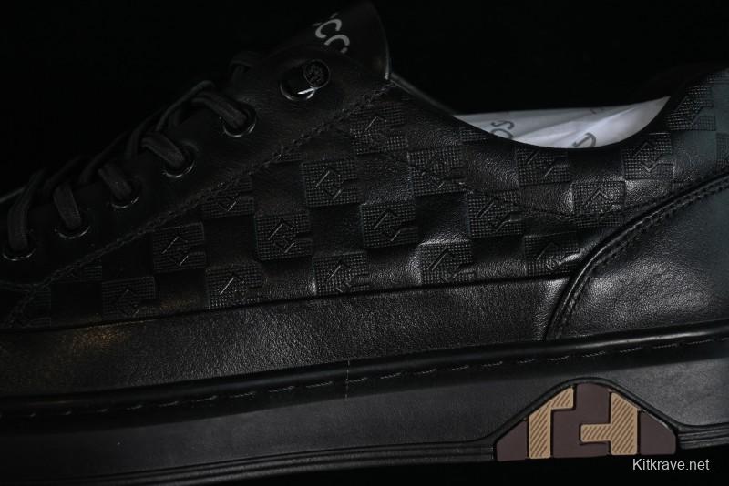 ECCO Soft 7 Classic Slip-On Loafers with Mosaic Pattern - 63231601001