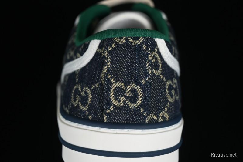 Gucci Tennis 1977 Print Sneaker Retro Casual Canvas Shoes - 02JPO9064