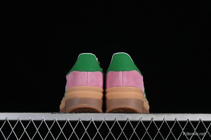 Adidas Originals Gazelle Bold Low-Top Sneakers with Thick Sole for Casual Wear - IE0420