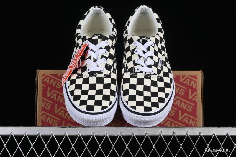 Vans Authentic Golden Coast Classic Checkerboard Slip-On Canvas Shoes - VN0A4BV4R6R