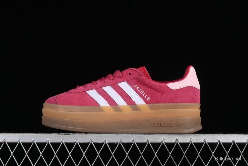 Adidas Originals Gazelle Bold Low-Top Sneakers with Chunky Sole for Casual Wear - ID6997