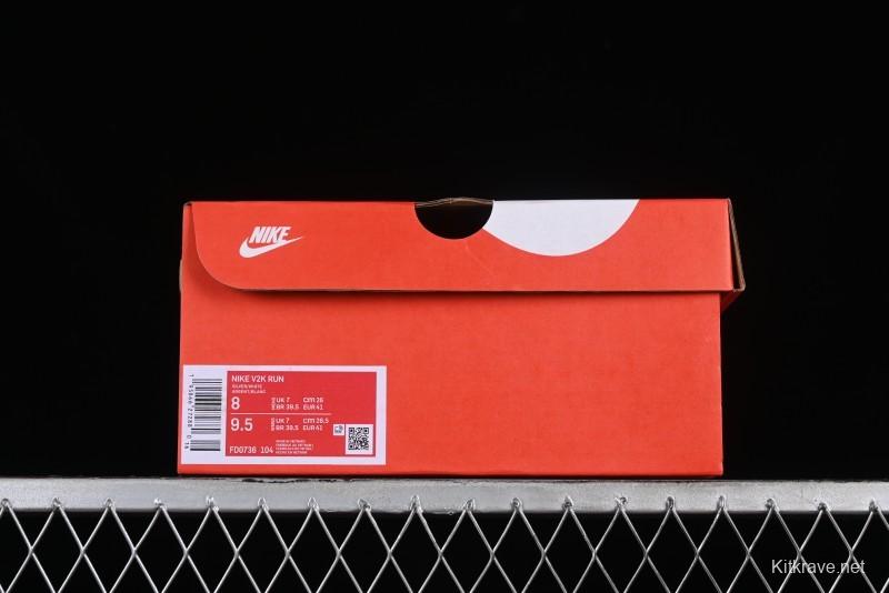 Nike Runtekk V2K Retro Low-Top Running Shoes with Cushlon Midsole and Distressed Effect - FD0736-104