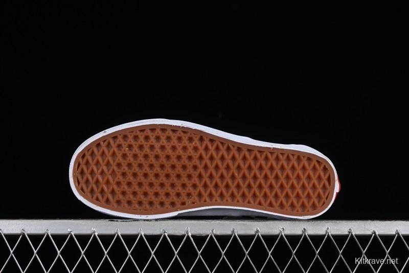 Vans Authentic Golden Coast Classic Checkerboard Slip-On Canvas Shoes - VN0A4BV4R6R