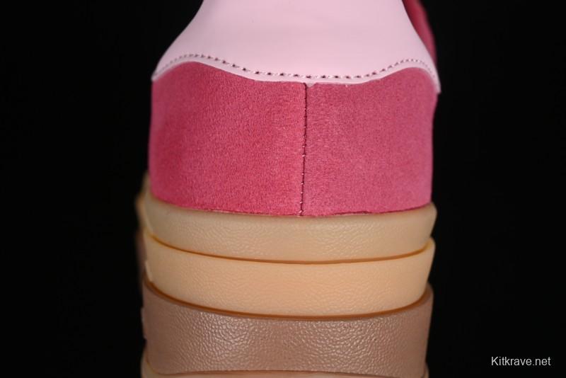 Adidas Originals Gazelle Bold Low-Top Sneakers with Thick Sole for Anti-Slip and Durability - ID6997