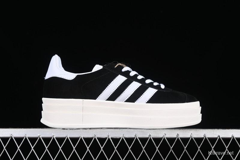 Adidas Originals Gazelle Bold HQ6912 Low-Top Sneakers with Thick Sole for Casual Wear Anti-Slip and Durable - HQ6912