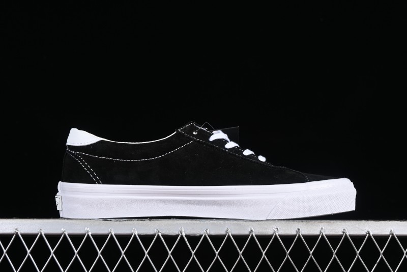 Vans Premium Sport 73 Classic Black & White Suede Low-Top Skate Shoes - VN000CR1BA2