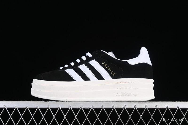 Adidas Originals Gazelle Bold HQ6912 Low-Top Sneakers with Thick Sole for Casual Wear Anti-Slip and Durable - HQ6912