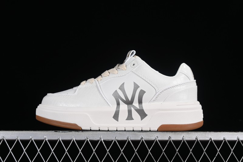 MLB Chunky Liner Metal Senior Series Lightweight Platform Casual Sneakers with 6cm Height Increase - 3ASXCLX4N50WHS