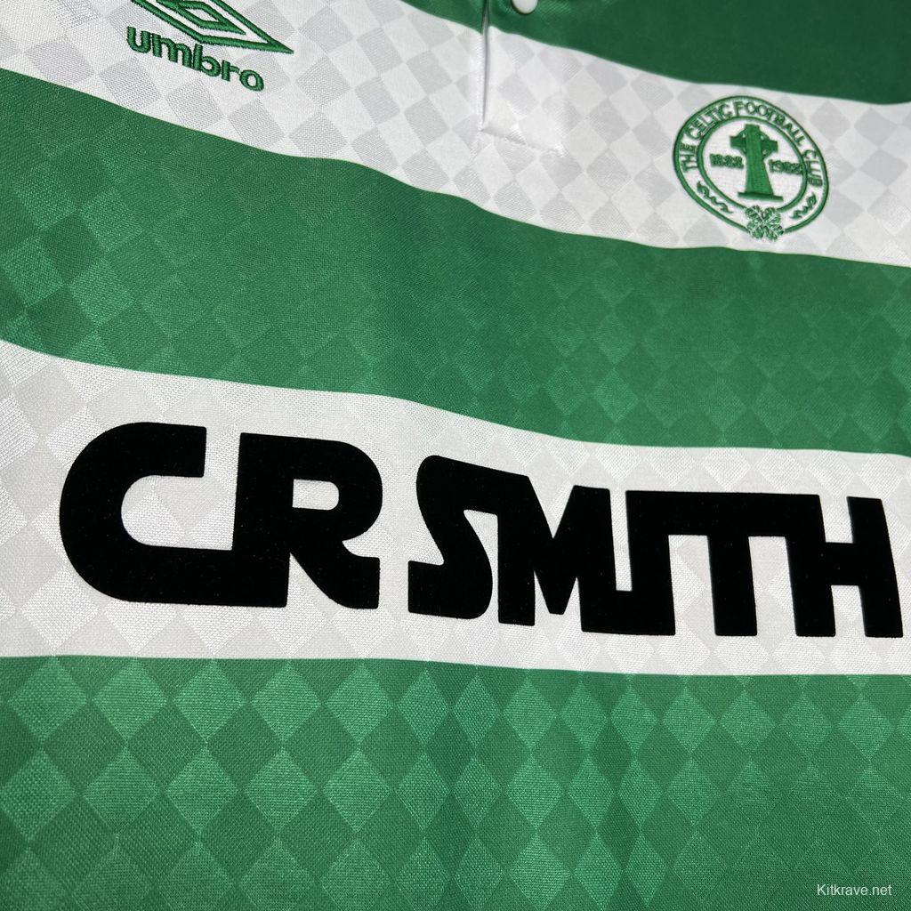 Retro 87/88 Celtic Home Jersey