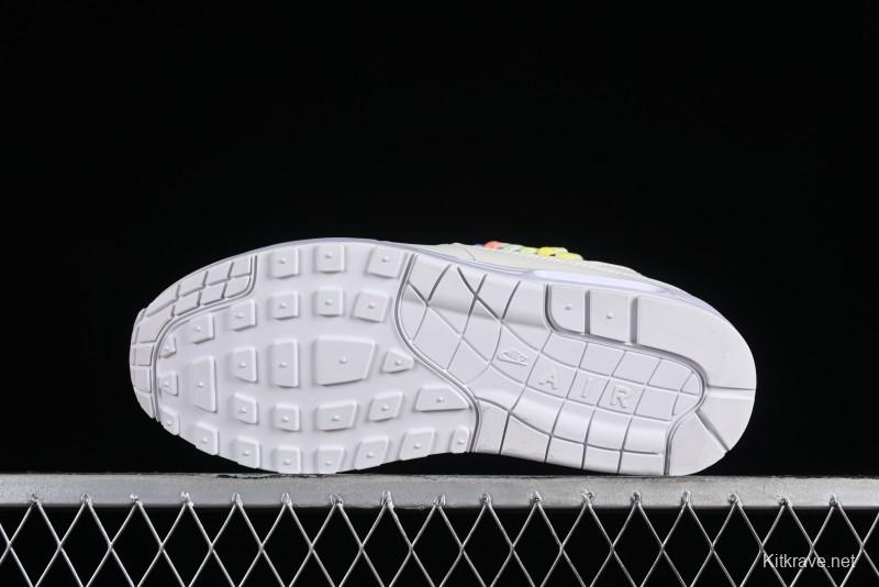 Nike Air Max 1 Retro Running Shoes with Half-Sole Air Cushion - FN4782-100
