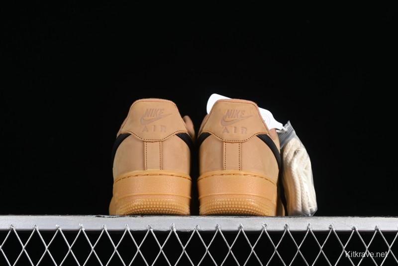 Nike Air Force 1 '07 Low Wheat Low-Top Sneakers - FZ7372-200