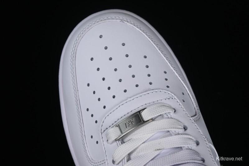 Nike Air Force 1 '07 Low Customized Anime Theme Gradient Grey Swoosh Casual Sneakers - FN0366-102