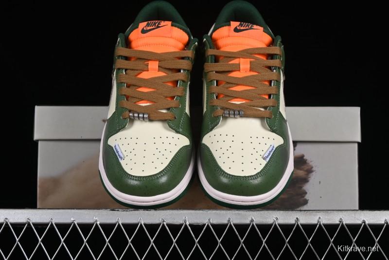 Nike Dunk Low Panda Prank Street Racing Lightyear Distressed SB Strap Low-Top Casual Sneakers - DD1391-300